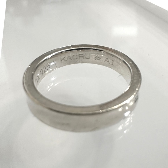 ๐ TIFFANY&CO. 1837 Silver 925 Thin Band Ring sz: 49 - Picture 7 of 12